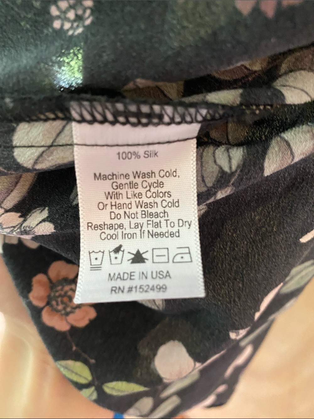 Amour Vert Blaze Washable Silk Skirt in Saint Germain Floral - Picture 6 of 9